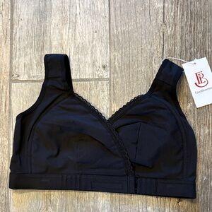 Ease blooming No women’s front close Black Lace Bra size medium